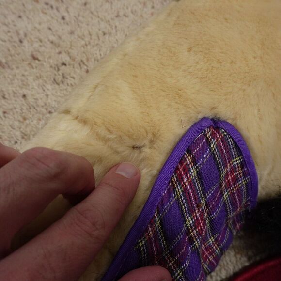 Saddle Club Large Realistic Horse Plush 28" Light Brown Tan Black Starlight VTG - Picture 12 of 15